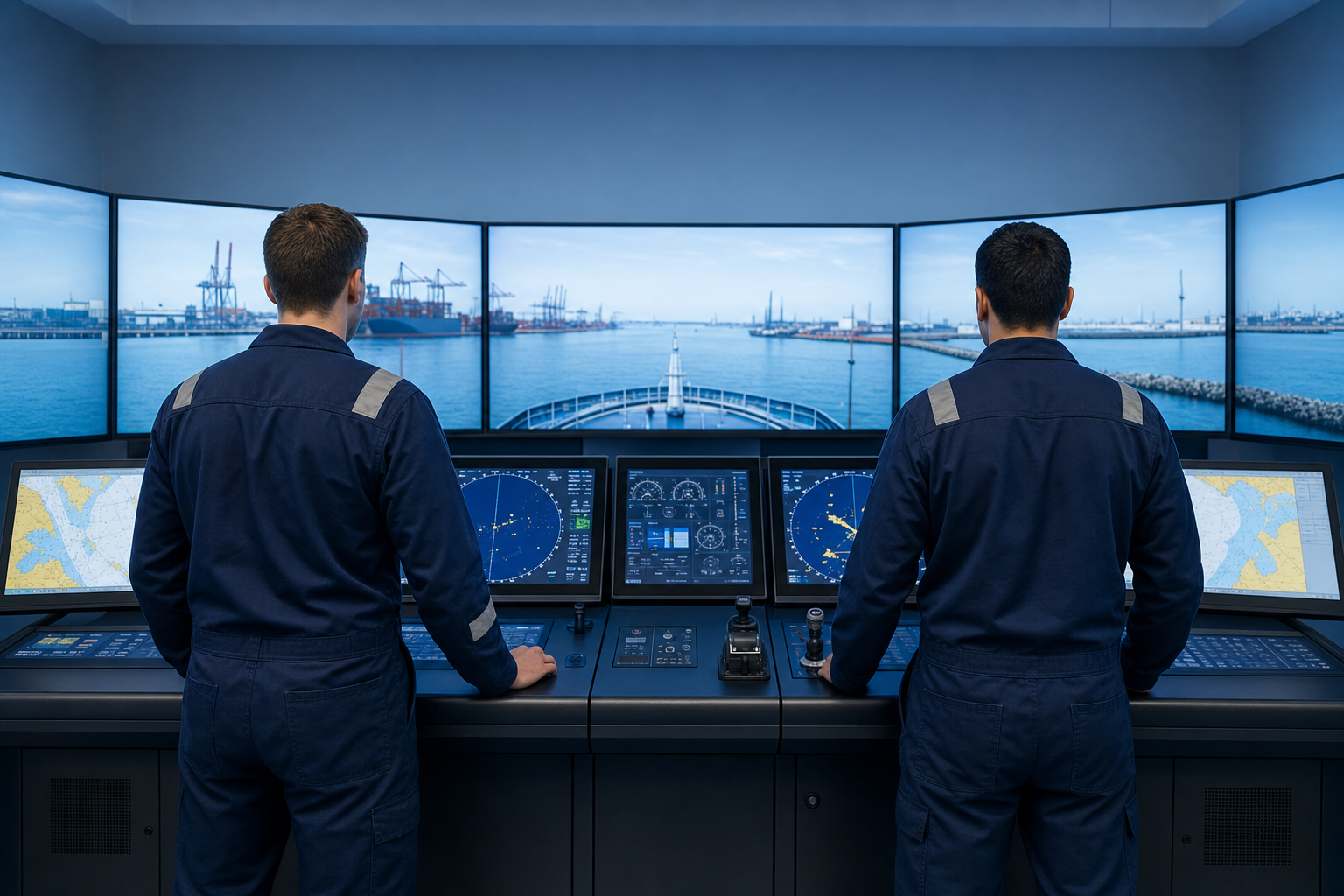 Bridge simulator training